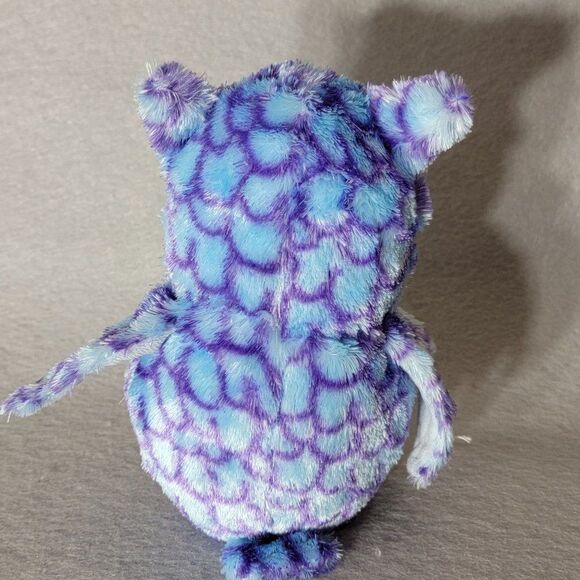 Winkeez Wisdom The Owl Plush Stuffed Blue and Purple 8 inch 2021 Wise MVP Brand - Picture 6 of 9